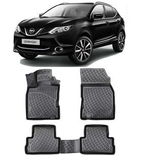 Nissan Qashqai 2013-2021 BTM 3D Havuzlu Paspas