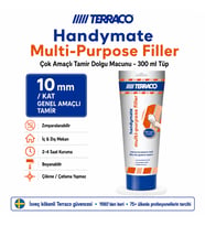 Terraco Handymate Çok Amaçlı Tamir Dolgu Macunu - 300 ml Tüp (Karışık)