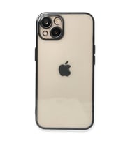 Apple İphone 13 Kılıf Razer Lensli Silikon - Siyah