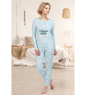 DoReMi Bayan Pijama Takımı (Yeşil)