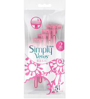 Gillette Venus 2 Simply Basic Kullan At Kadın Traş Bıçağı 5 Li