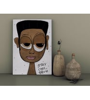 BK Home The Lazy People Collection Funky Dude Tasarımlı Kanvas Tablo-1