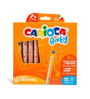 Carioca Baby 3 in 1 Jumbo Ahşap Gövde Boya Kalemi 10lu 42818