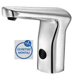 Eca Krom Fotoselli Lavabo Musluğu Elektrikli 108108048 Tek Su Gir