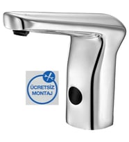 Eca Krom Fotoselli Lavabo Musluğu Elektrikli 108108048 Tek Su Gir