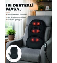 Isıtmalı Masaj Minderi Masaj Motoru, Kablolu Kumanda Ve Çoklu Masaj Modu