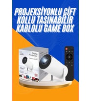 Mey İthalat® Projeksiyon Video Oyun Konsolu 8 Gb Hafıza Lcd Ekran Kumandalı