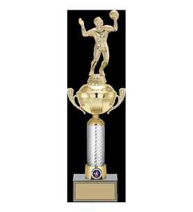 ODAK KUPA - Figürlü Kupalar - Voleybol Erkek Figürlü Kupalar FG-058 B - 44 cm