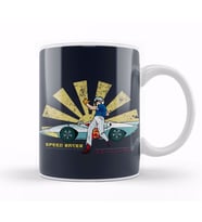 Speed Racer Retro Japanese Kupa Bardak Porselen
