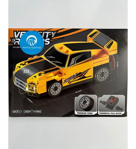 Araba Lego 58 Parça Sarı Renkli