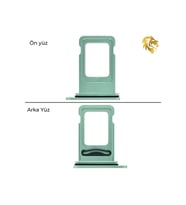 İphone 11 Çiftli Sim Yuvası İkili Sim Tepsisi Sim Aparatı Dual Sim Yeri Sim Tray Sim Çekmecesi 11 Uyumlu (Yeşil) Çiftli sim yuvası ikili sim tepsisi çiftli sim aparatı dual sim çekmecesi