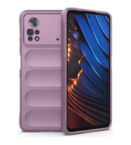 Newface Xiaomi Poco X4 Pro 5G Kılıf Optimum Silikon - Mor