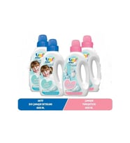 Uni Baby Sıvı Çamaşır Deterjanı Aktif Yumuşatıcı Hassas/hipoalerjenik Karma 4x1500ml