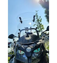 Kuba uyumlu Deflektör Rüzgar Saptırıcı Siperlik Şeffaf Motor Camı Cam Uzatma MODEL 3