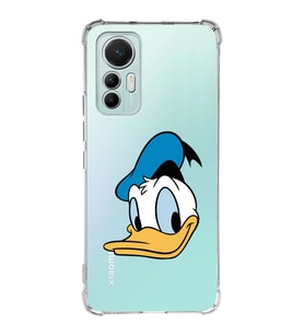 Xiaomi Mi 12 Lite Uyumlu Köşe Korumalı Antişok Kapak Donald Duck Tasarımlı Şeffaf Silikon Kılıf
