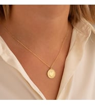 Kişiye Özel 925 Ayar Gümüş Kalp Model İstediğini Yazdır Kolye (Gold)