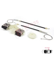 Ford Fiesta MK6 CB1 CCN JA8 JR8 2008-2017 4/5 Kapı İçin Elektrikli Arka Sağ Cam Kriko Tamir Seti