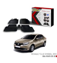 Renault Clio Symbol için Uyumlu 2013 3D Paspas (Karışık)