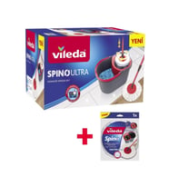 Vileda Spino Ultra Otomatik Temizlik Seti + Yedek Paspas