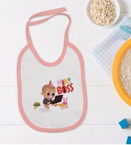 BK Kids Pembe Bebek Mama Önlüğü - Model 23