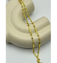 22K Altın Kaplama İkili Bileklik -25-22k96 (Gold)