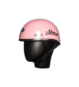 Motosiklet Kaskı Abs Materıal Yarım Chopper Model Kask Vespa Scooter Pınk