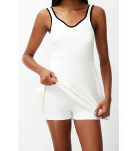 Kadın A line Mini Spor Elbise Kalın Askılı Nefes Alabilir Polyester Seçkin Malzeme Uzun Ömürlü