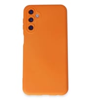 Galaxy M34 5g Kılıf Nano İçi Kadife Silikon - Turuncu iPhone 17 Pro