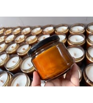 AMBER KAVANOZDA TOPTAN MUM (330cc) / AMBER GLASS CANDLE 20 adet