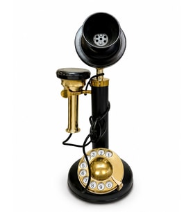 Pirinç Nostaljik Masa Telefonu