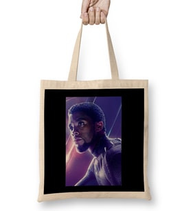 Black Panther - Chadwick Boseman Bez Çanta Uzun Saplı