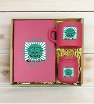 BK Gift Kişiye Özel İsimli DTF Best Friend Temalı Leylak Defter & Kahve Fincanı & Mum Hediye Seti-1, Arkadaşa Hediye, Doğum Günü Hediyesi