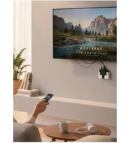 12X3 CM Yapışkanlı Duvara Asılabilir Uydu Android TVBOX Saklama Duvara Montaj Kutusu Organizer Raf (Beyaz)
