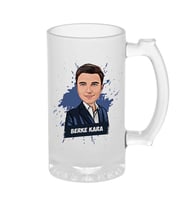 Erkek Arkadaşa Hediye Karikatür Tasarımlı Bira Bardağı