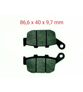 Mondial Arka Fren Disk Balatası Fa496 (cbs) 125 Drift L - Vultre 125 İ Kd 125 F