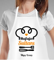 Kişiye Özel Mutfağın Sultanı Temalı Mutfak Önlüğü