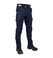 Lacivert Likralı Outdoor Gabardin Kargo Pantolon