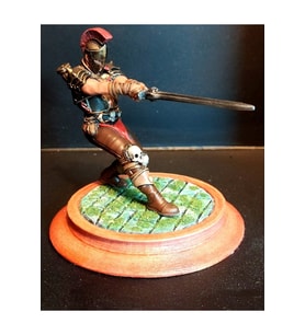 Cedric Şövalye Boyalı Figür 20 Cm