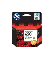 HP 650 RENKLİ ORJİNAL MÜREKKEP KARTUŞ FATURALI