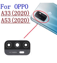 Tkgz Oppo A53 Arka Kamera Camı Lens Yapışkanlı