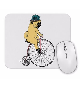 Pug  Yoga Köpek Mouse Pad