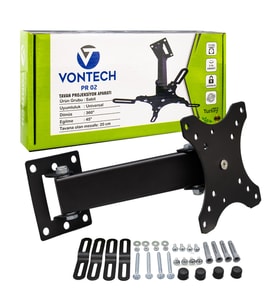 Vontech PR-02 20cm 360 Derece Dönebilen Tavan Projeksiyon Askı Aparatı