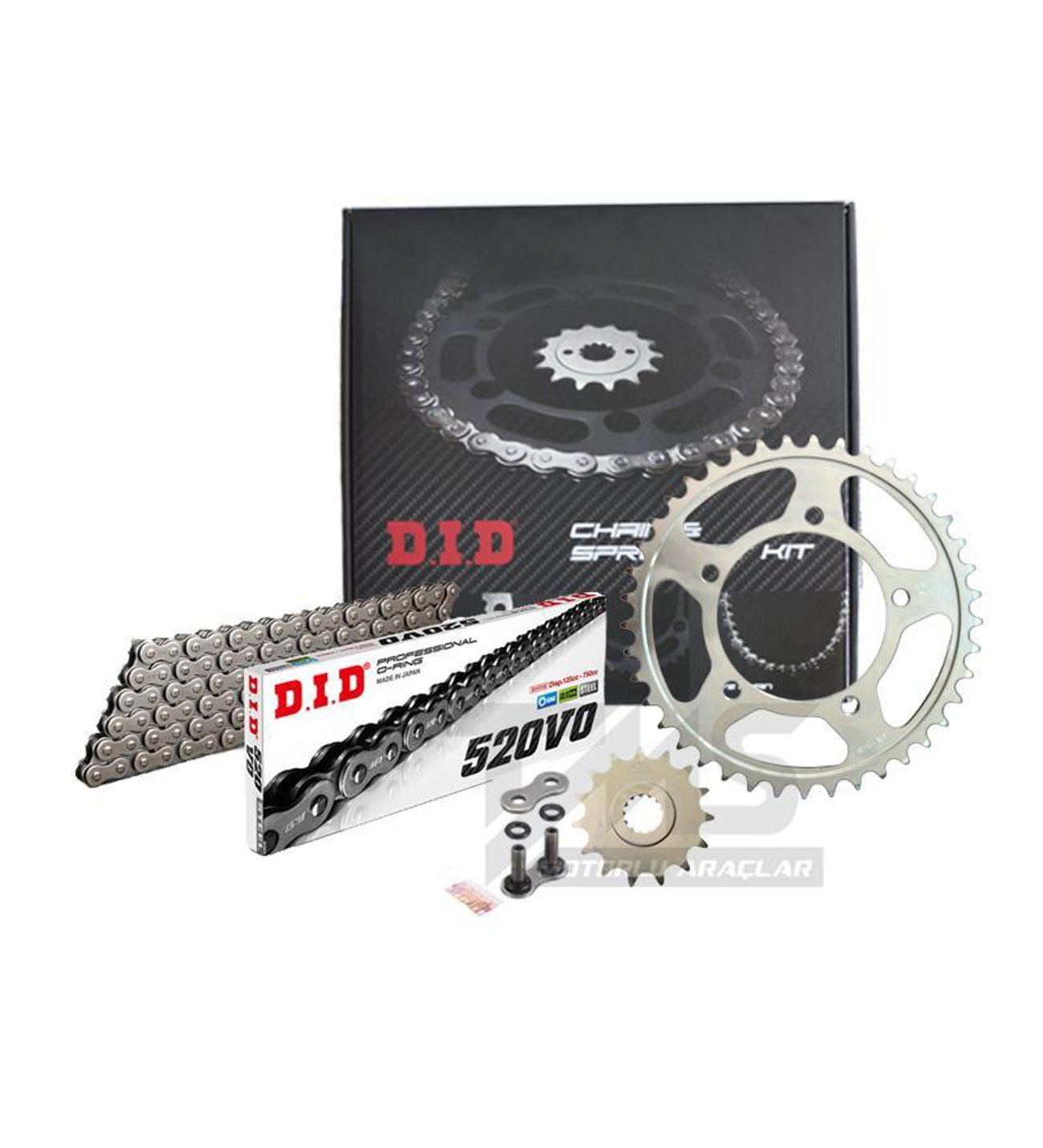 Did-Jt 2017-2020 Honda CRF 250 Rally Uyumlu Zincir Dişli Set Oring