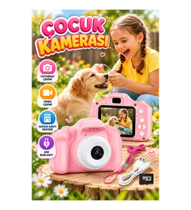Taşınabilir Mini HD Dijital Kamera – Fotoğraf ve Video Çekimi, USB Bağlantı ve Hafıza Kartı Desteği