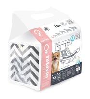M-Pets Diapers Dişi Köpekler İçin Külot (XS) 10'lu