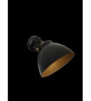 Mylights Retro Hareketli Aplik Siyah İçi Sarı Okuma Lambası