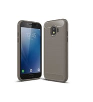 Samsung Galaxy J2 Pro 2018 Uyumlu Kılıf Zore Room Silikon Kapak (Gri)