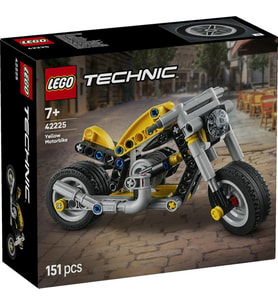 LEGO Technic 42225 Yellow Motorcycle