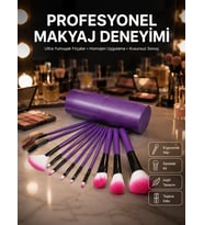 12 Parça Profesyonel Makyaj Fırçası Far Fırçası Allık Fırçası Yumuşak Kıllı