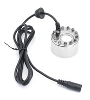12 Ledli Nem Nozülü Soğuk Buhar 24V Işıklı(Adaptör Hariç) (Gri)